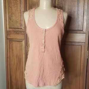 Miss Me Crochet Lace Tank Top